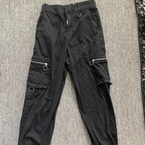 Black Cargo Pants
